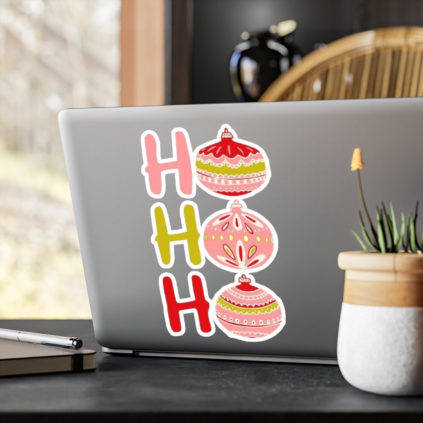 Holiday-Themed Kiss-Cut Vinyl Decals