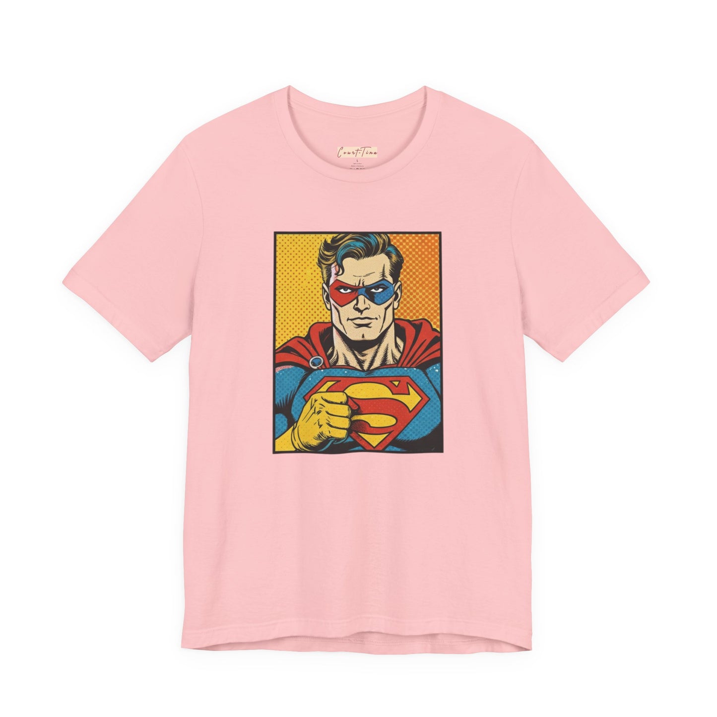 Retro Superhero Graphic Tee, Unisex T-Shirt, Fun Casual Wear, Comic Book Lover Gift, Birthday, Gift for Him/Her
