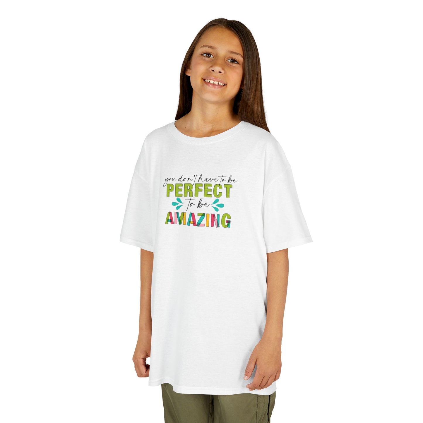 You're Amazing Motivational Kids Shirt, Perfect Gift for Birthdays, Encouragement Wear, Kids Clothing, Cute Graphic Tee