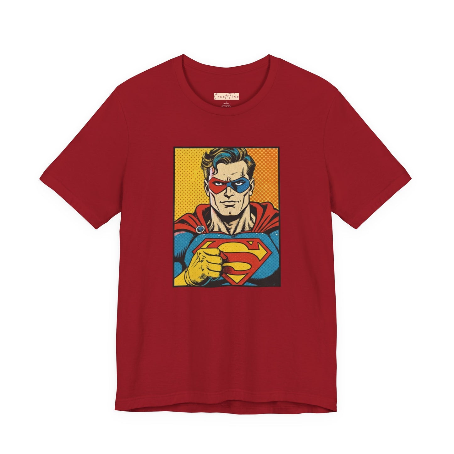 Retro Superhero Graphic Tee, Unisex T-Shirt, Fun Casual Wear, Comic Book Lover Gift, Birthday, Gift for Him/Her