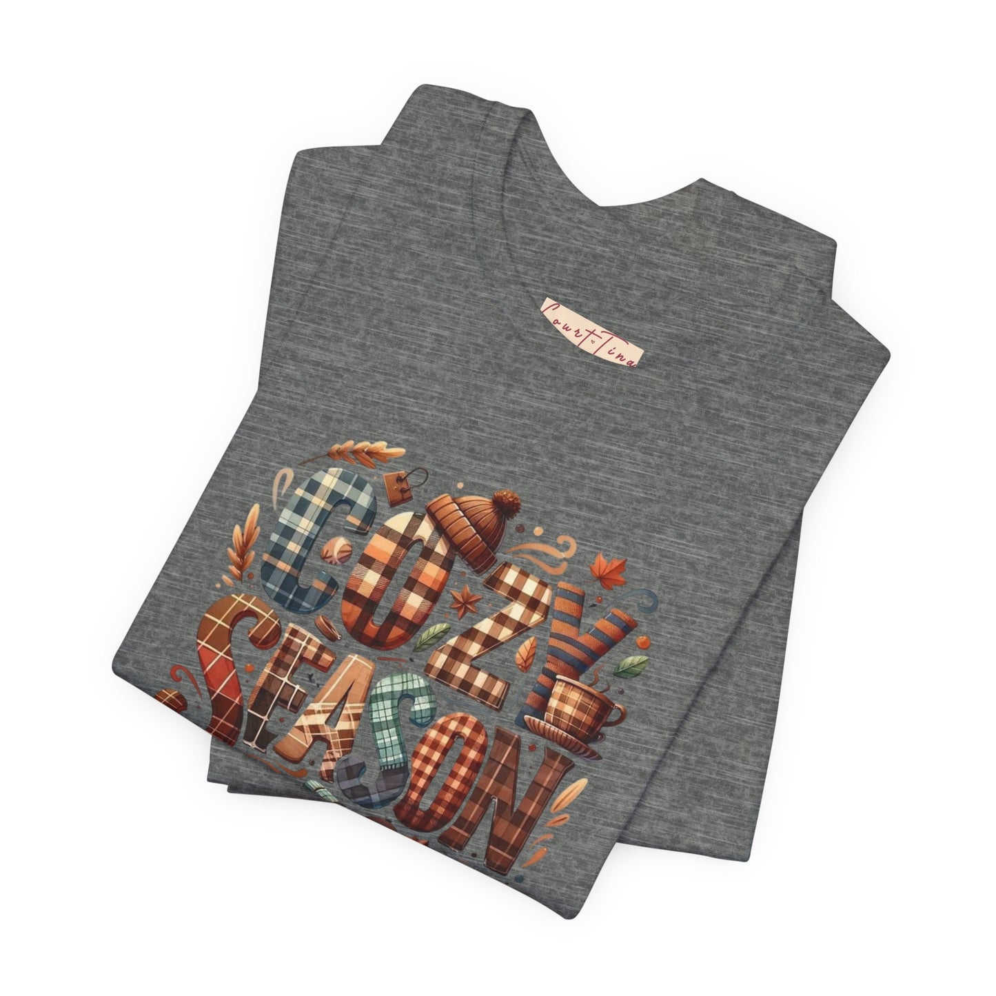 Cozy Season Tee, Comfortable Unisex Shirt for Fall, Autumn Outfit, Gift for Thanksgiving, Casual Wear, Seasonal T-Shirt