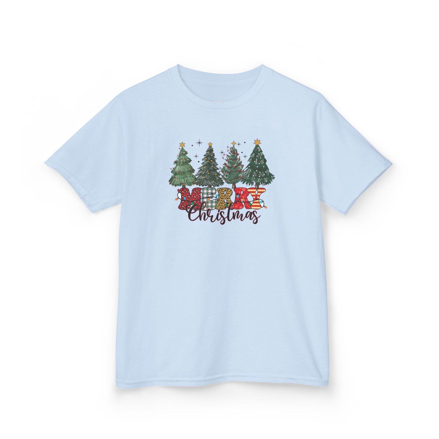 Merry Christmas Festive Kids Tee - Merry Christmas Design, Holiday Gift, Fun Family Outfits, Cute Christmas Apparel, Winter Merch
