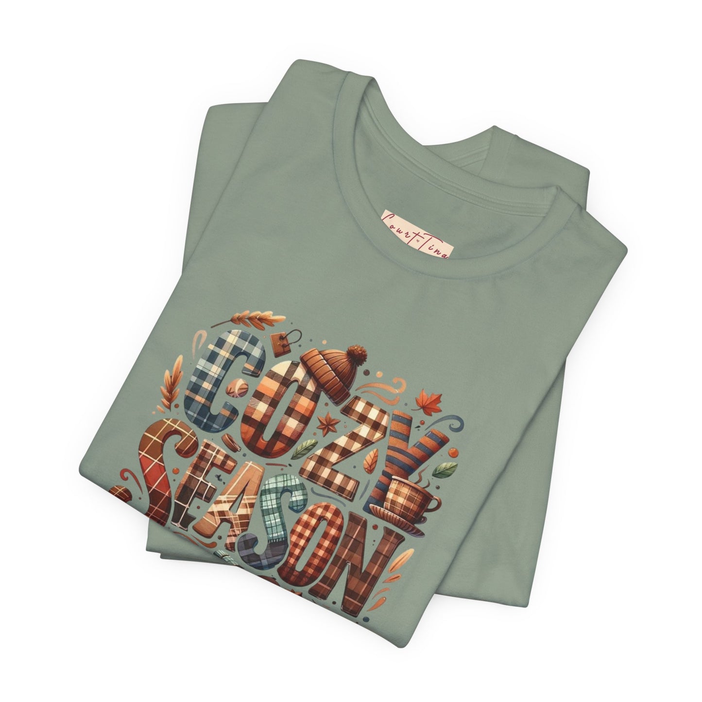 Cozy Season Tee, Comfortable Unisex Shirt for Fall, Autumn Outfit, Gift for Thanksgiving, Casual Wear, Seasonal T-Shirt