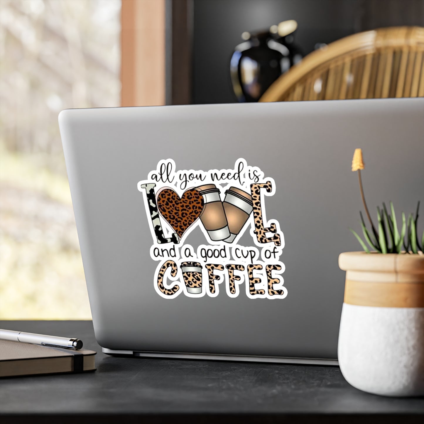Coffee Lover's Kiss-Cut Vinyl Decals