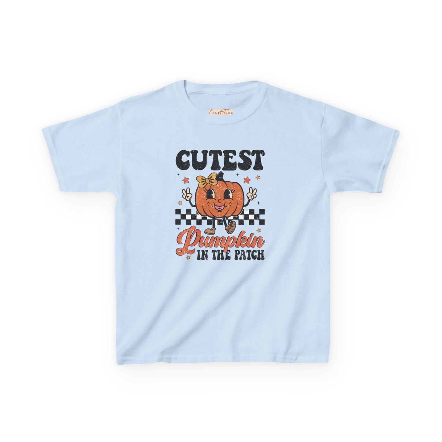 Cute Pumpkin Kids Tee - Fall Apparel, Halloween T-Shirt, Thanksgiving Gift, Pumpkin Patch Outfit, Kid's Halloween Shirt