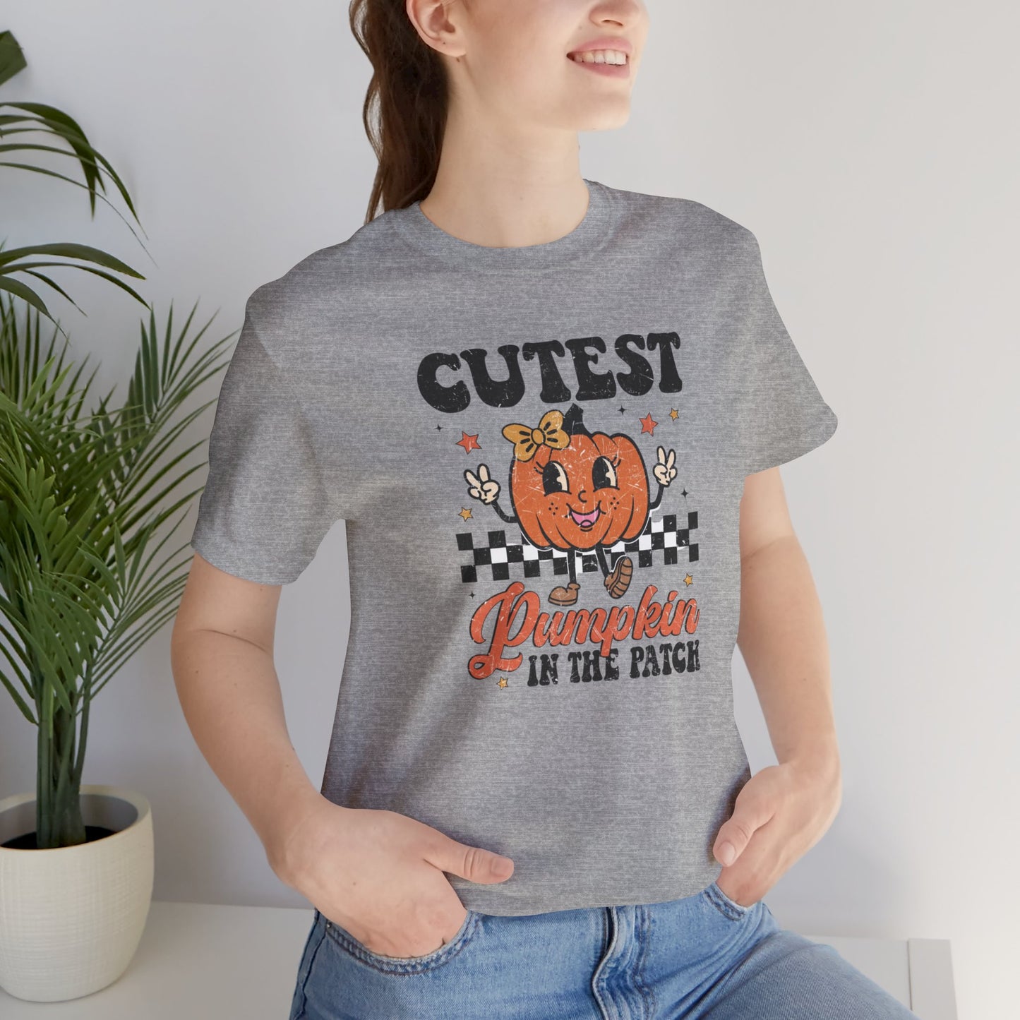 Cute Pumpkin Patch Tee - Fall Fashion, Halloween Shirt, Unisex Pumpkin Tee, Funny Graphic T-Shirt, Holiday Apparel
