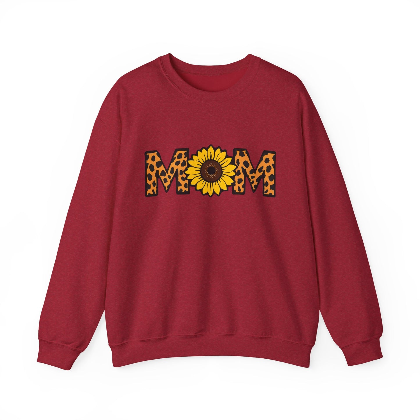 Sunflower Mom Crewneck Sweatshirt, Cozy Gift for Mothers, Mother's Day Apparel, Birthday Gift, Stylish Casual Wear