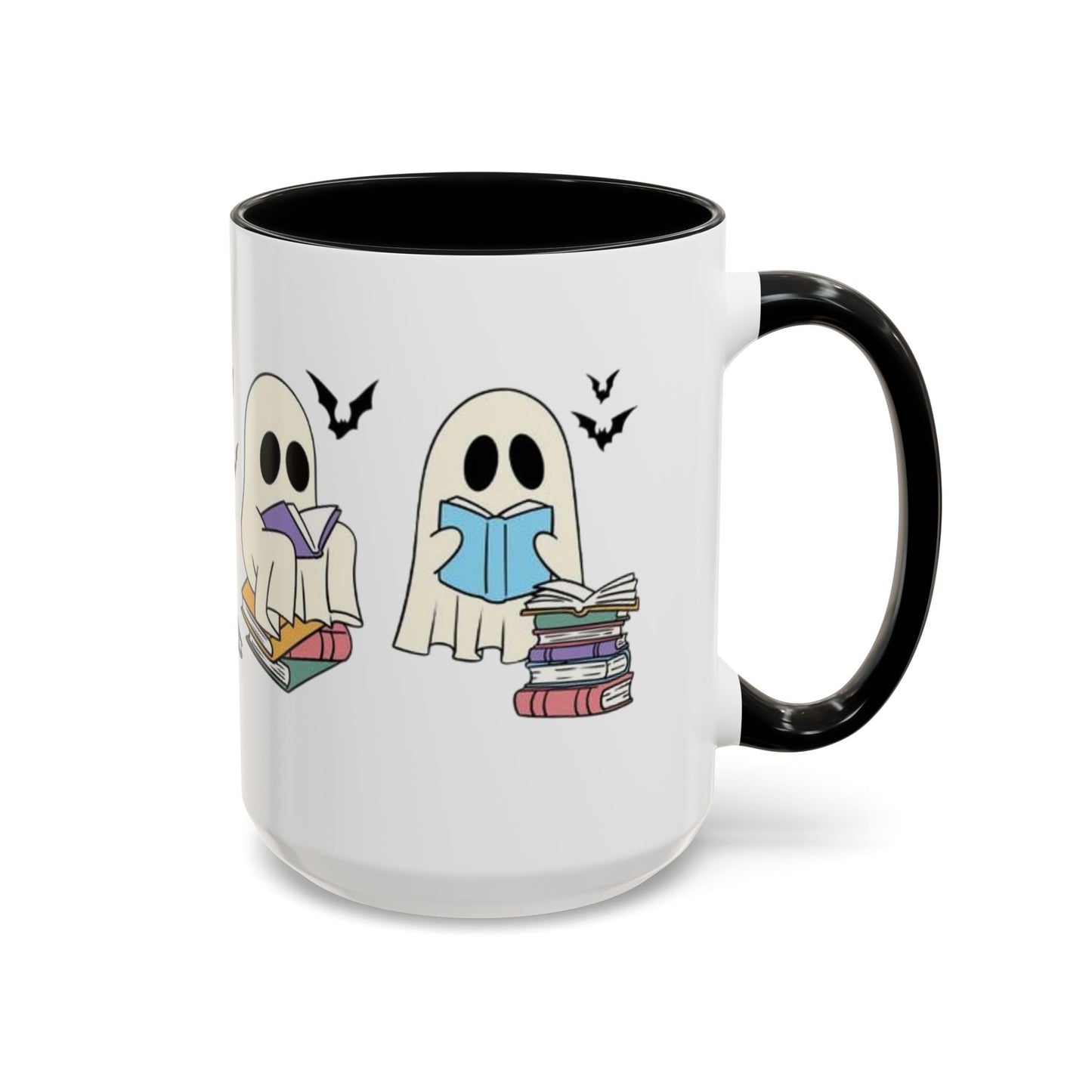Ghostly Book Lover Coffee Mug - Spooky Reading Gift for Halloween, Literary Enthusiasts, Bookworm Accessories, Cute Ghost Mug, [...]