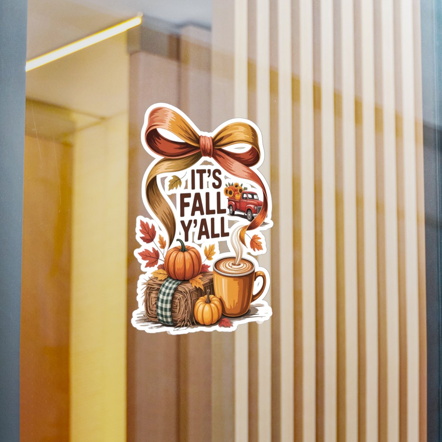 Fall-Themed Vinyl Decals for Home Decor