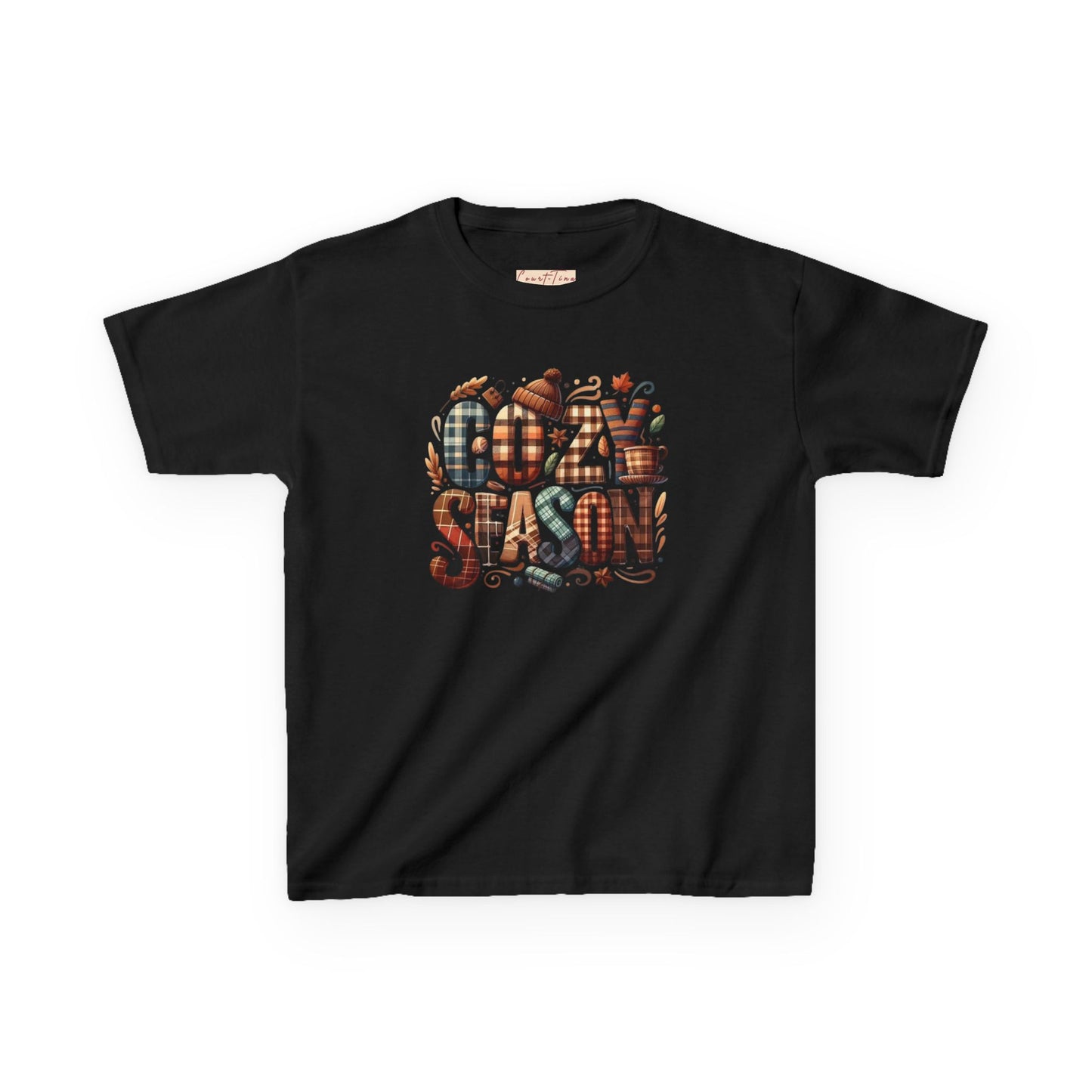 Cozy Season Kids Tee - Perfect for Fall, Halloween, Thanksgiving, Birthday Gift, Family Outings, Casual Wear
