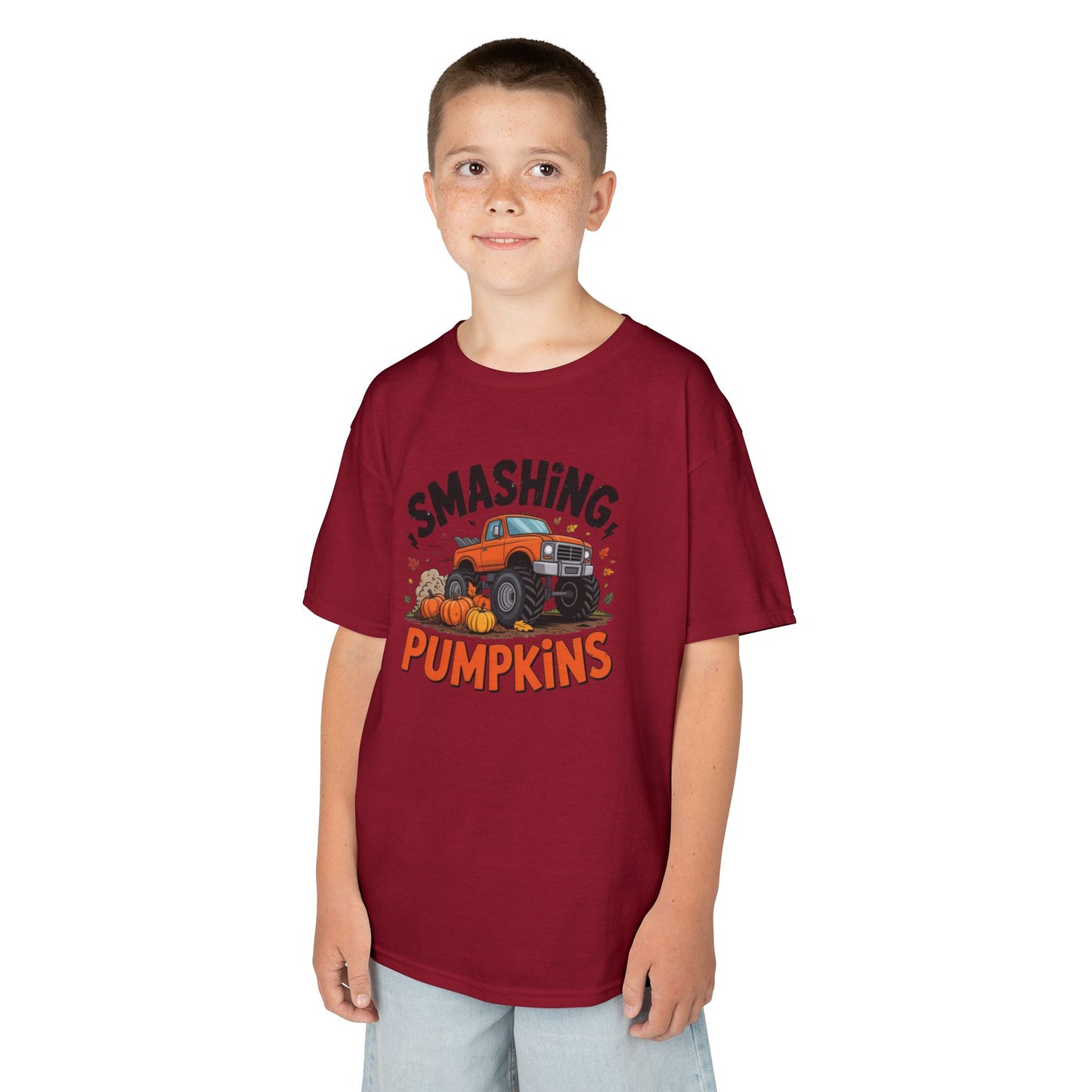 Smashing Pumpkins Kids Tee for Halloween Fun, Youth Autumn Shirt, Pumpkin Patch Tee, Fall Festival Apparel, Trick or Treat Top