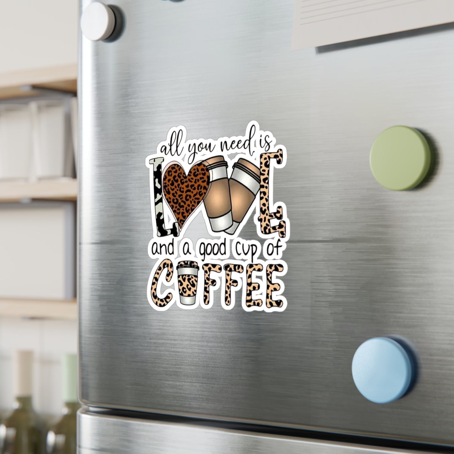 Coffee Lover's Kiss-Cut Vinyl Decals