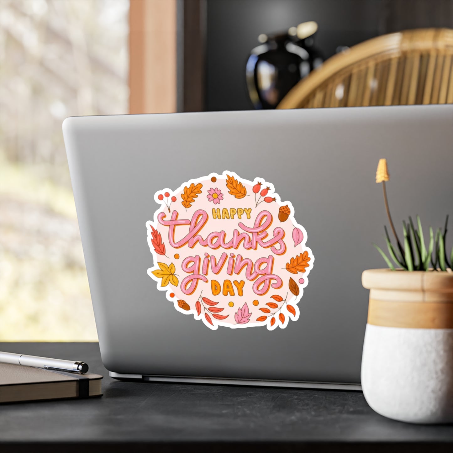 Thanksgiving Kiss-Cut Vinyl Decals