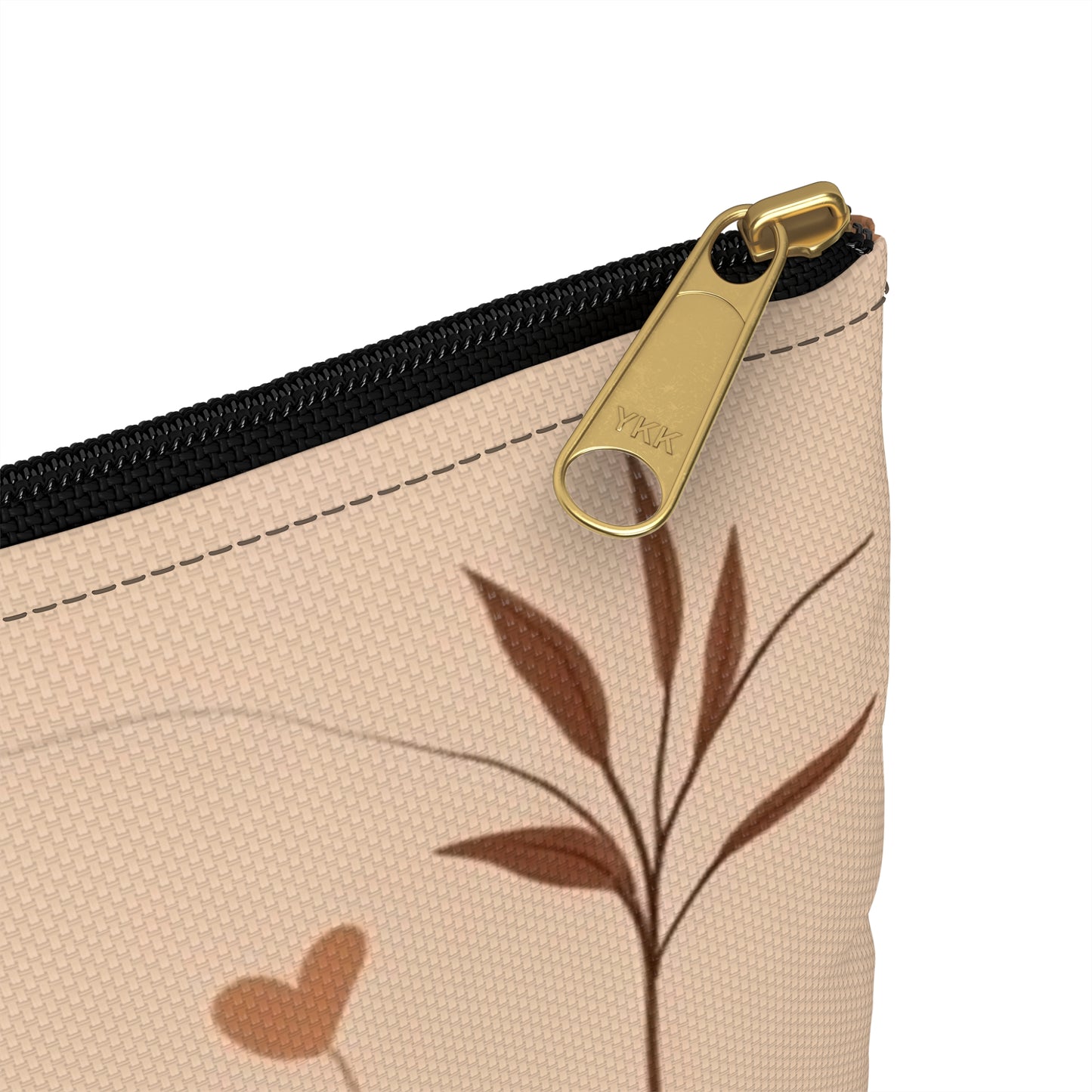 Stylish Accessory Pouch with Butterfly and Leaf Design, Perfect for Travel, Organizing, Gifts, Everyday Use, Nature Lovers