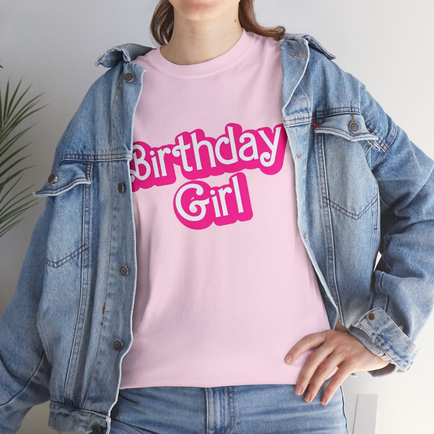 Birthday Girl Unisex Heavy Cotton Tee, Fun Party Tee, Birthday Celebration Shirt, Gift for Birthday Girl, Lounge Wear, Trendy Casual Top