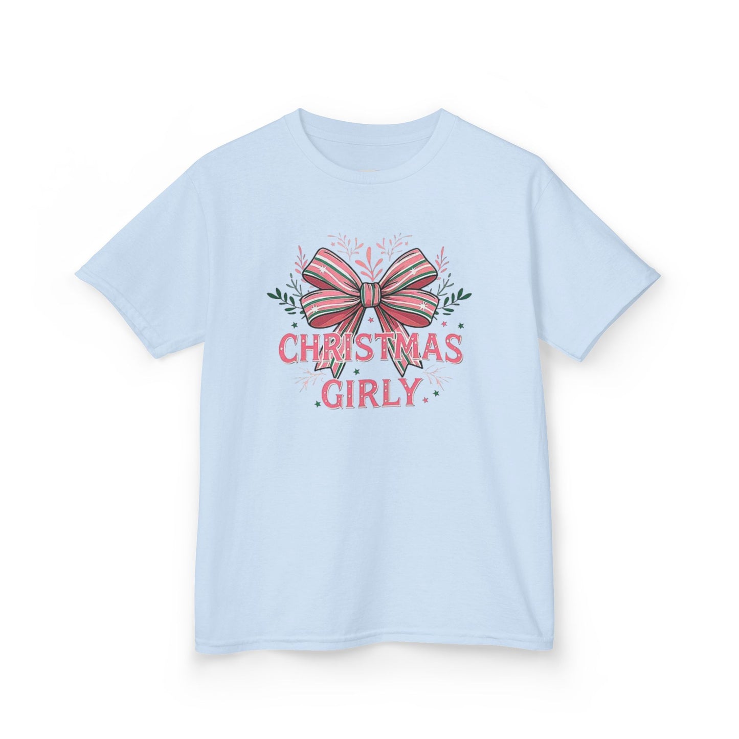 Cute Christmas Tee for Kids, Holiday Gift, Girly T-Shirt, Festive Apparel, Fun Christmas Outfit, Xmas Shirt for Girls