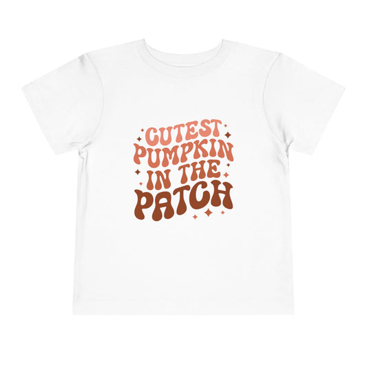 Toddler Short Sleeve Tee - Cutest Pumpkin in the Patch Halloween Top, Fall Apparel, Kids' T-Shirt, Pumpkin Patch Shirt, Toddler [...]