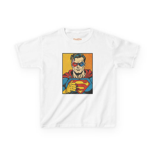 Superhero Kids Tee Shirt, Comic Book Kids Shirt, Fun Kids Apparel, Birthday Gift for Boys, Graphic Tee for Kids