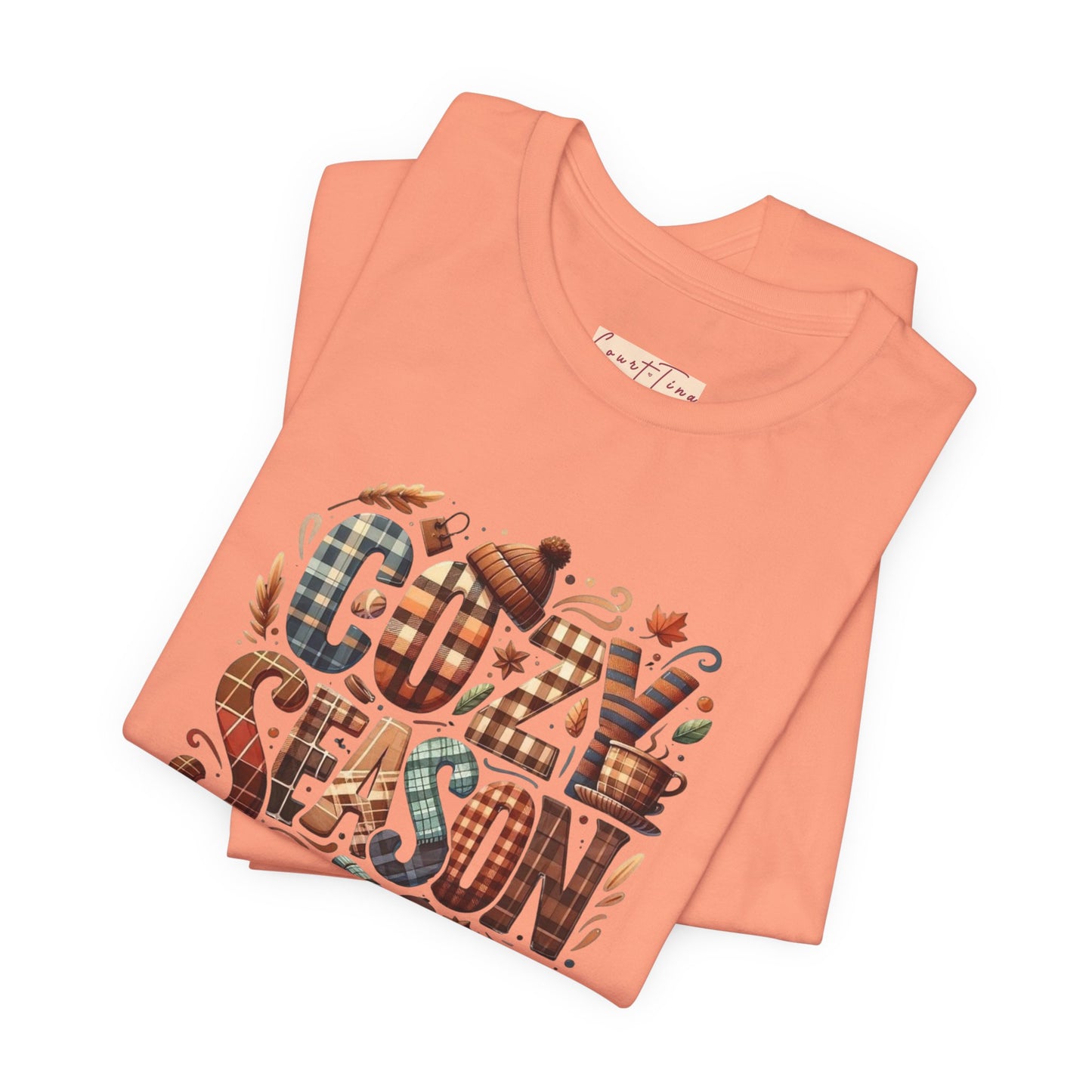 Cozy Season Tee, Comfortable Unisex Shirt for Fall, Autumn Outfit, Gift for Thanksgiving, Casual Wear, Seasonal T-Shirt