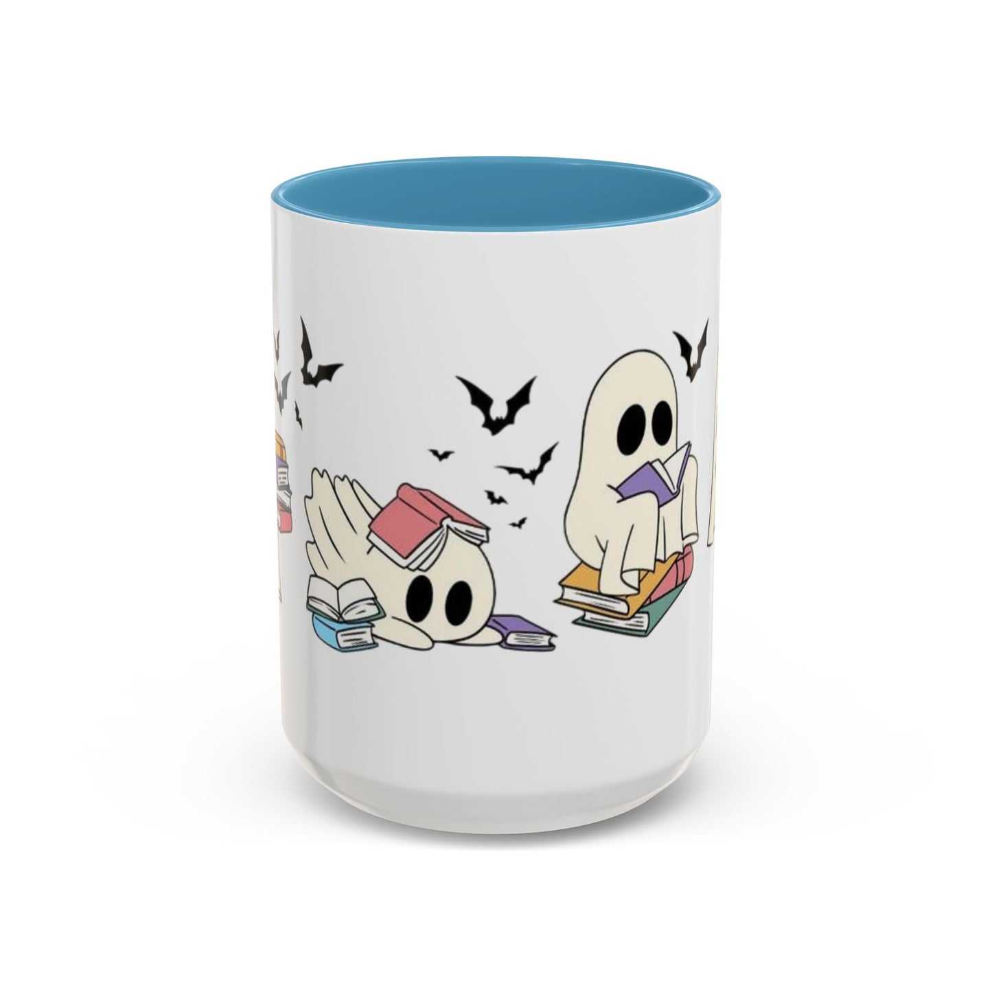 Ghostly Book Lover Coffee Mug - Spooky Reading Gift for Halloween, Literary Enthusiasts, Bookworm Accessories, Cute Ghost Mug, [...]