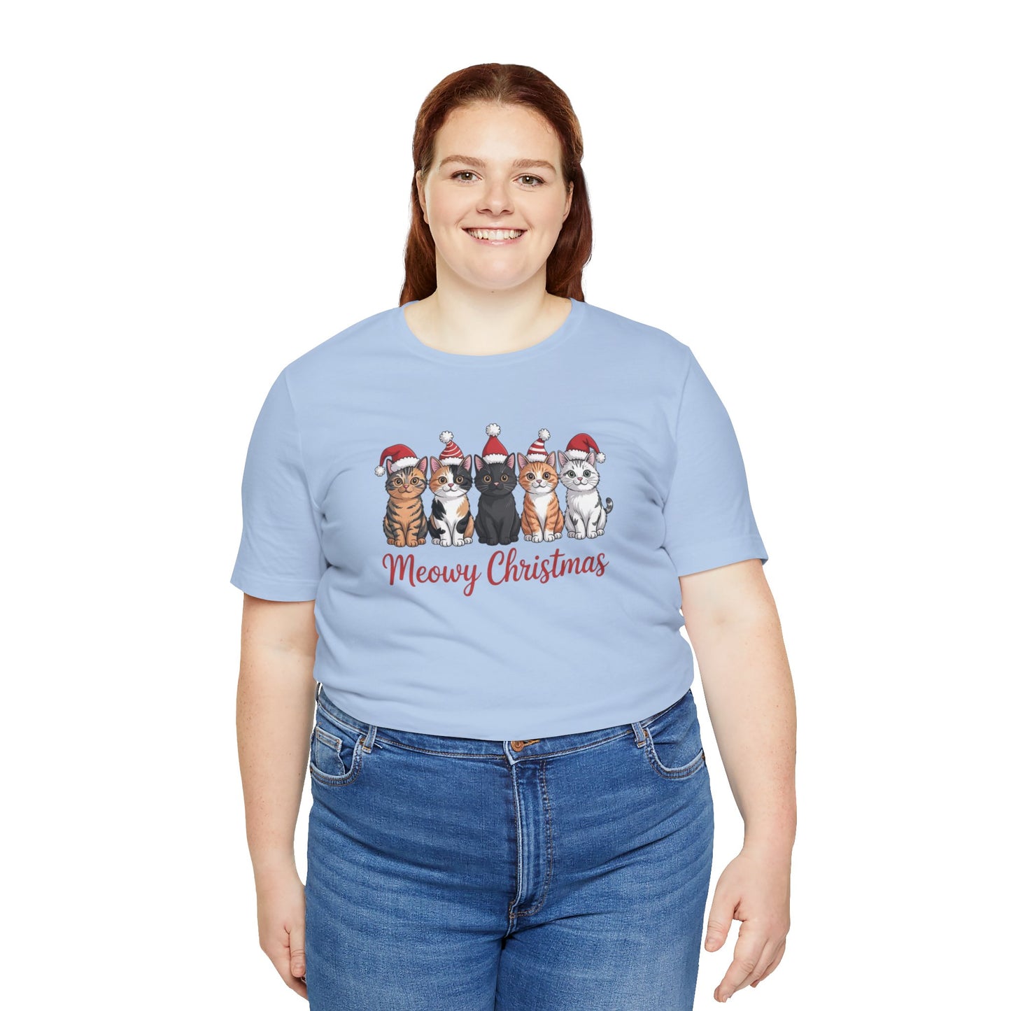 Meowy Christmas Cat T-Shirt