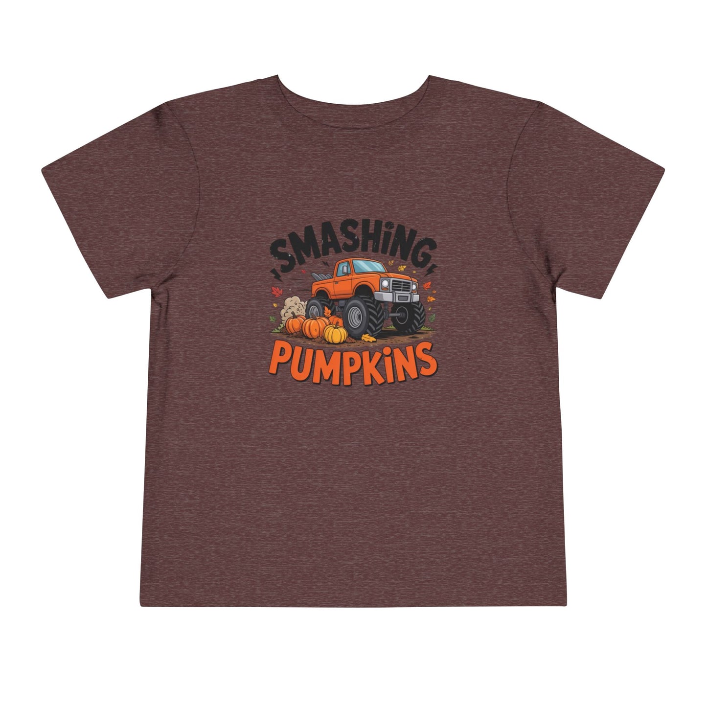 Toddler Smashing Pumpkins Tee - Adorable 'Smashing Pumpkins' Graphic, Perfect for Fall, Halloween, Kids' Costume, Pumpkin Patch