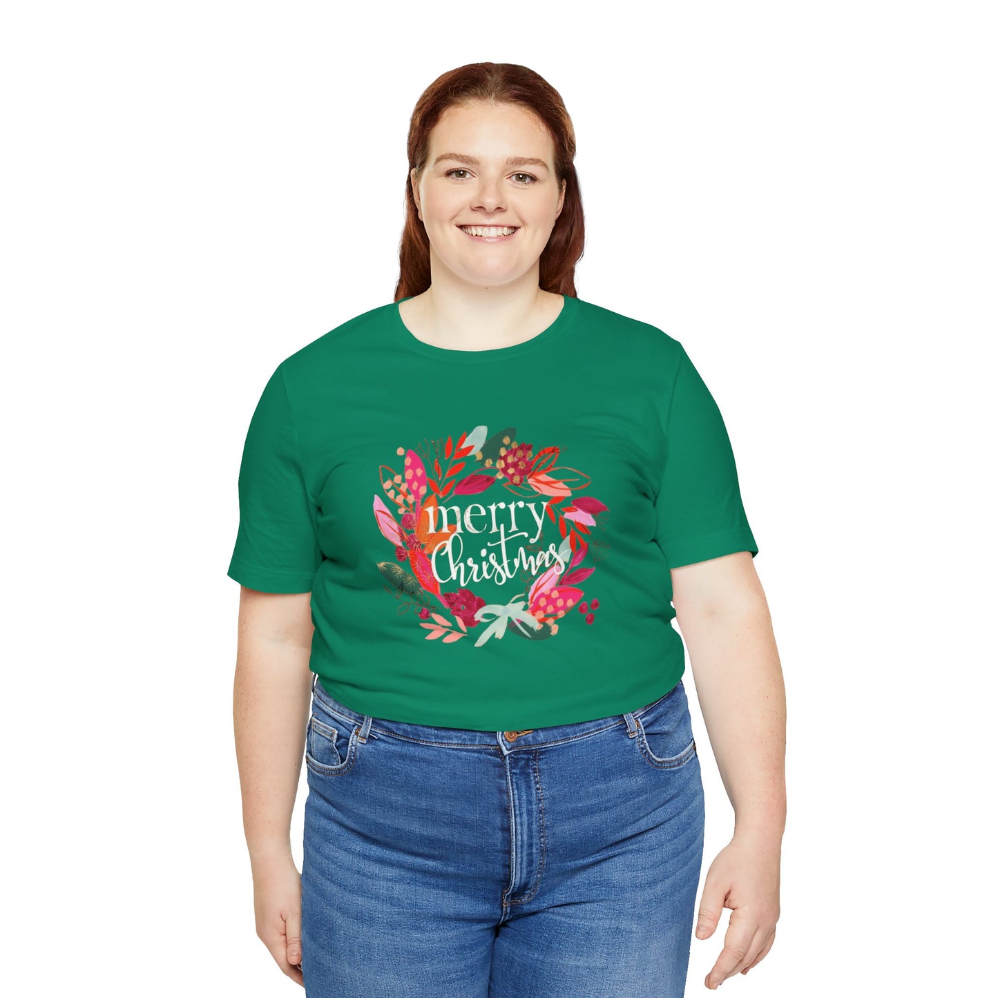 Merry Christmas Unisex Tee, Holiday Shirt, Gift for Him/Her, Festive T-Shirt, Cozy Christmas Wear, Seasonal Apparel