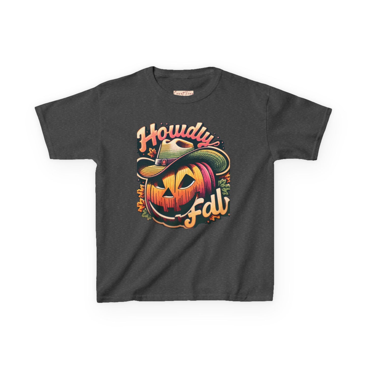 Kids Halloween Tee, Fun Pumpkin Graphic Tee, Fall Wear for Kids, Trick-or-Treat Shirt, Autumn Celebration Outfit