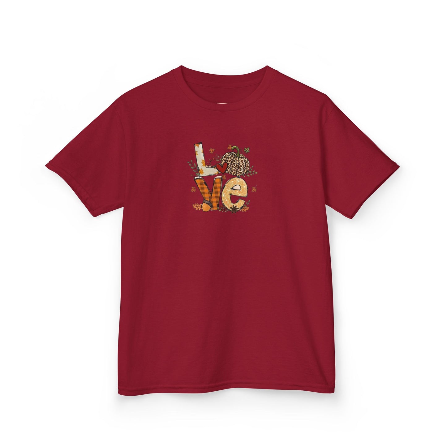 Kids Love Autumn Tee, Cute Kids T-Shirt, Animal Lovers Gift, Eco-Friendly Kids Shirt, Fun Kids Gift, Nature-Themed Apparel