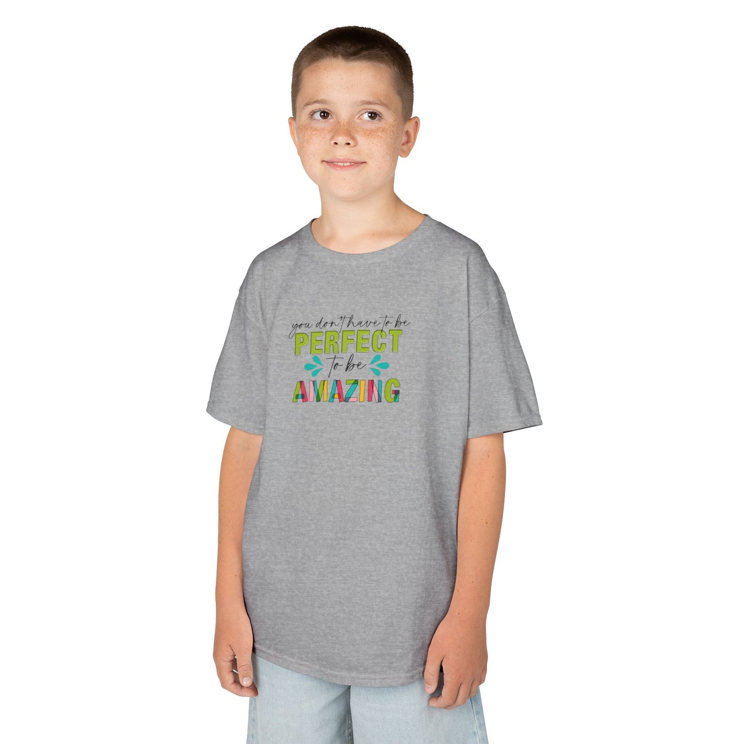You're Amazing Motivational Kids Shirt, Perfect Gift for Birthdays, Encouragement Wear, Kids Clothing, Cute Graphic Tee