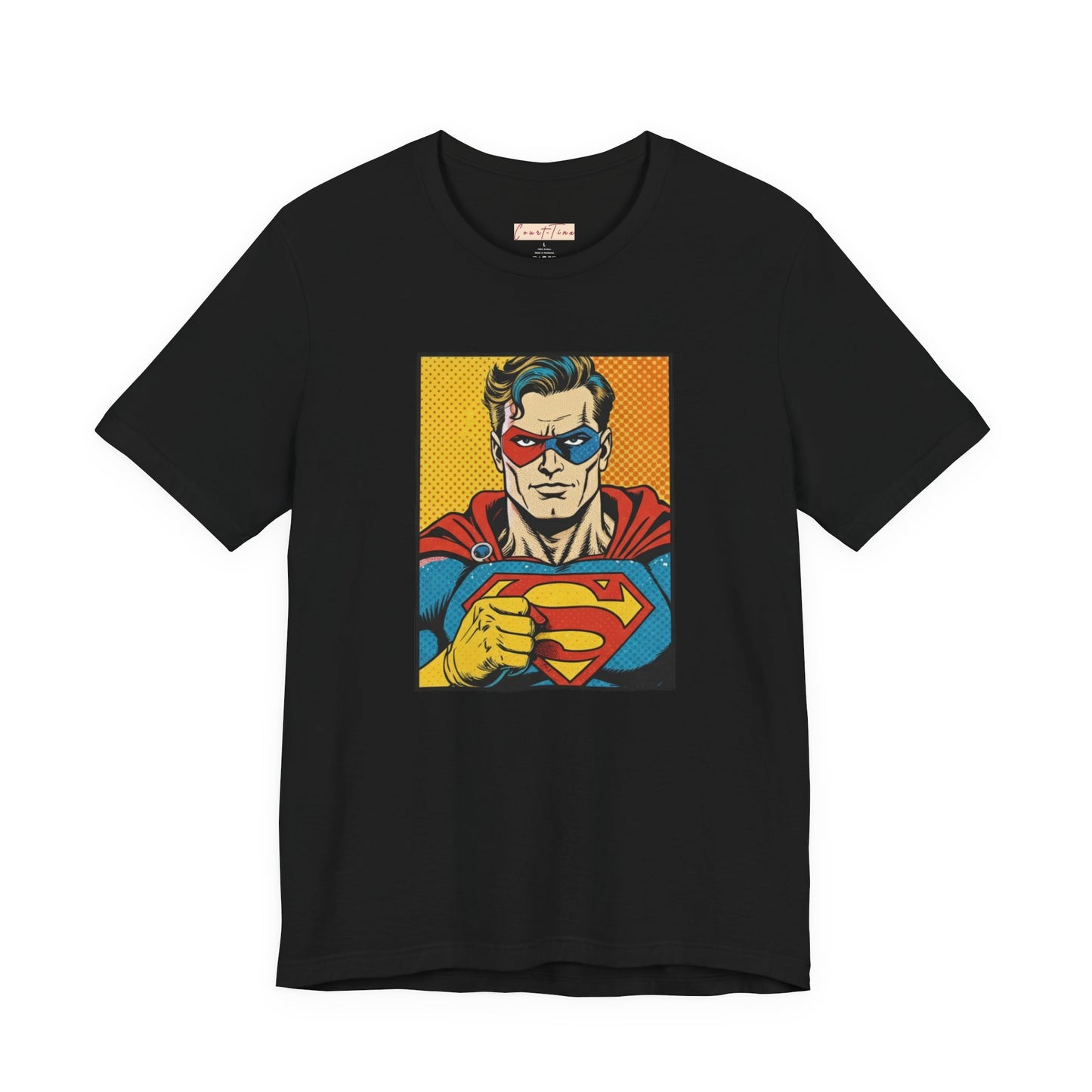 Retro Superhero Graphic Tee, Unisex T-Shirt, Fun Casual Wear, Comic Book Lover Gift, Birthday, Gift for Him/Her