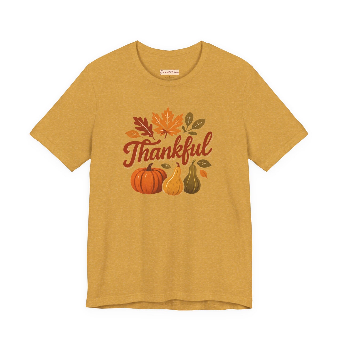 Fall Harvest Thankful Tee, Autumn Shirt, Thanksgiving Gift, Cozy Casual Wear, Unisex Fall Tee, Seasonal Apparel