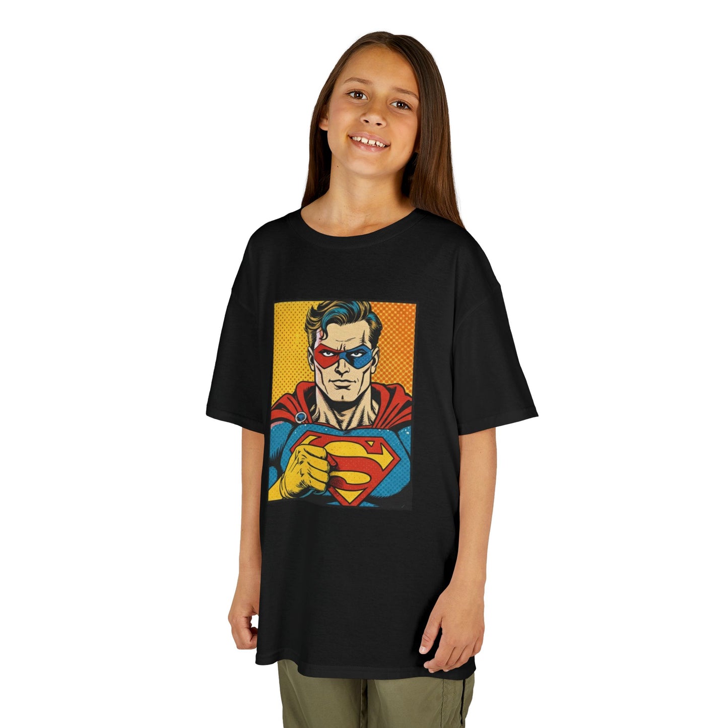 Superhero Kids Tee Shirt, Comic Book Kids Shirt, Fun Kids Apparel, Birthday Gift for Boys, Graphic Tee for Kids