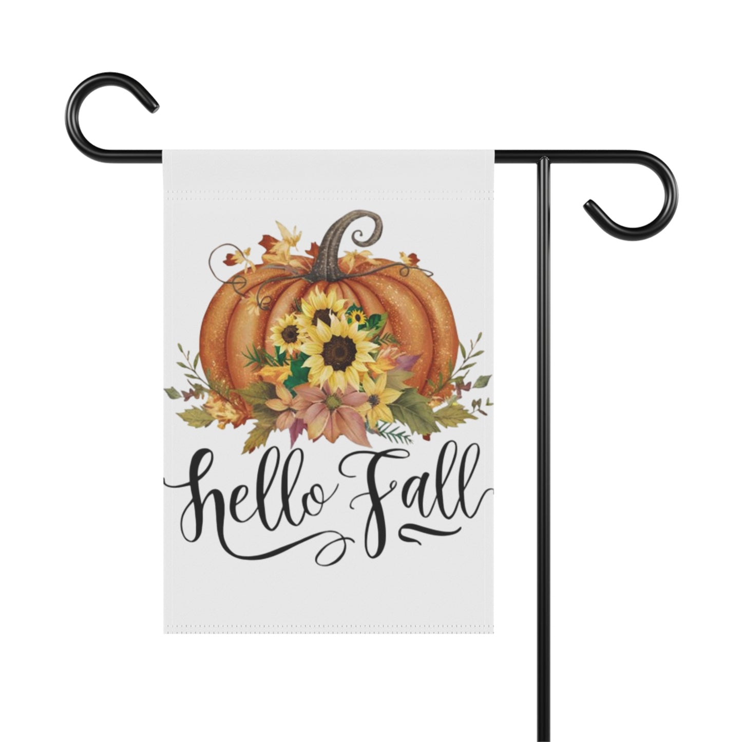 Autumn Garden Banner - Fall Decor, Pumpkin Flag, Outdoor Decoration, Harvest Display, Seasonal Yard Sign
