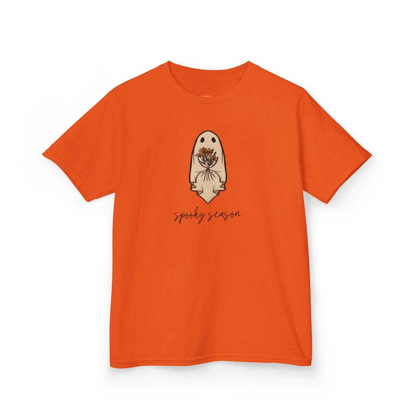 Spooky Season Kids Tee, Halloween T-Shirt, Cute Ghost Shirt, Funny Kids Apparel, Halloween Costume Top, Kids Casual Wear