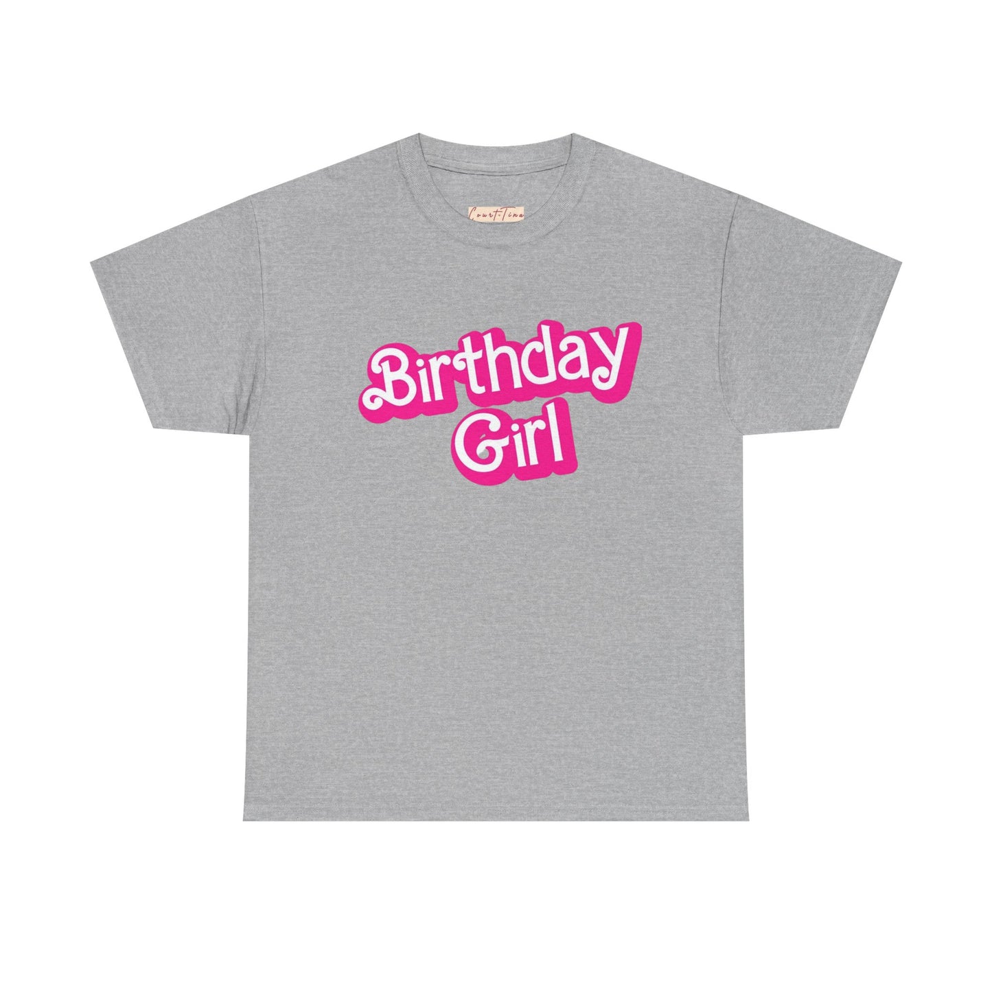 Birthday Girl Unisex Heavy Cotton Tee, Fun Party Tee, Birthday Celebration Shirt, Gift for Birthday Girl, Lounge Wear, Trendy Casual Top