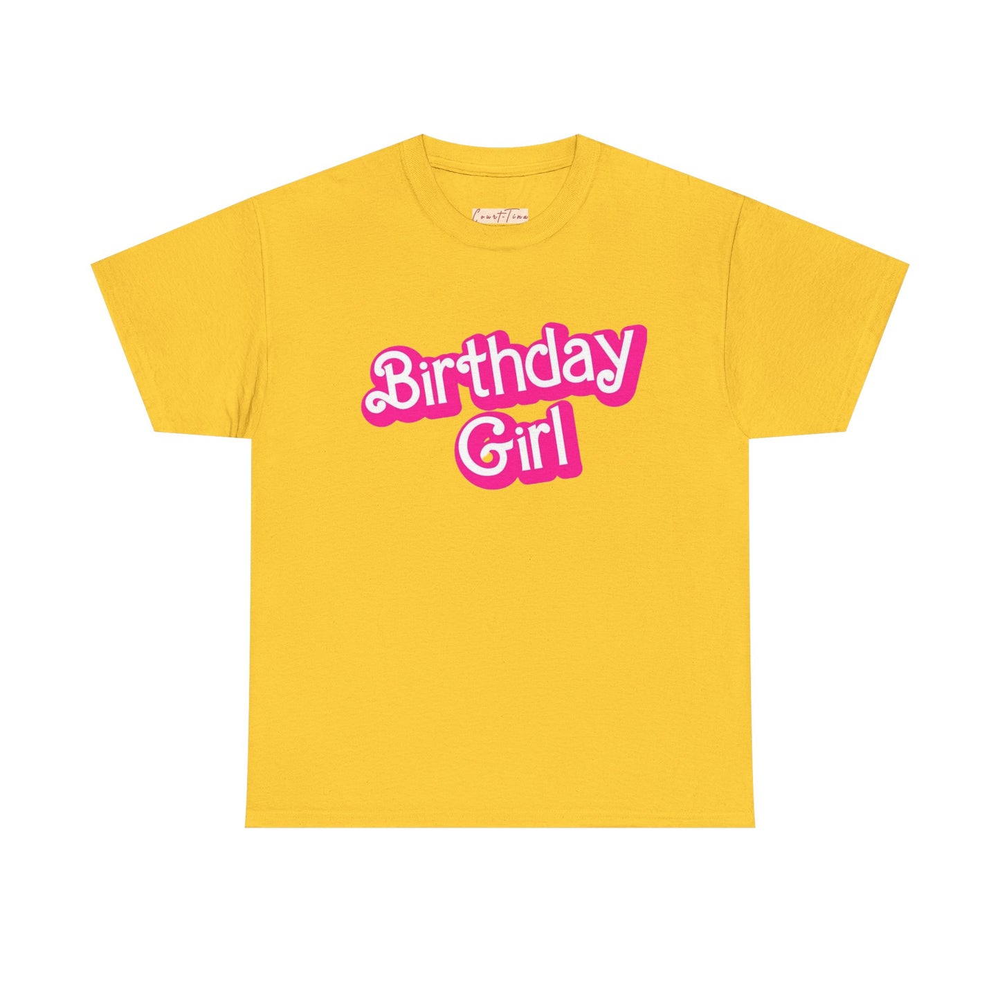 Birthday Girl Unisex Heavy Cotton Tee, Fun Party Tee, Birthday Celebration Shirt, Gift for Birthday Girl, Lounge Wear, Trendy Casual Top