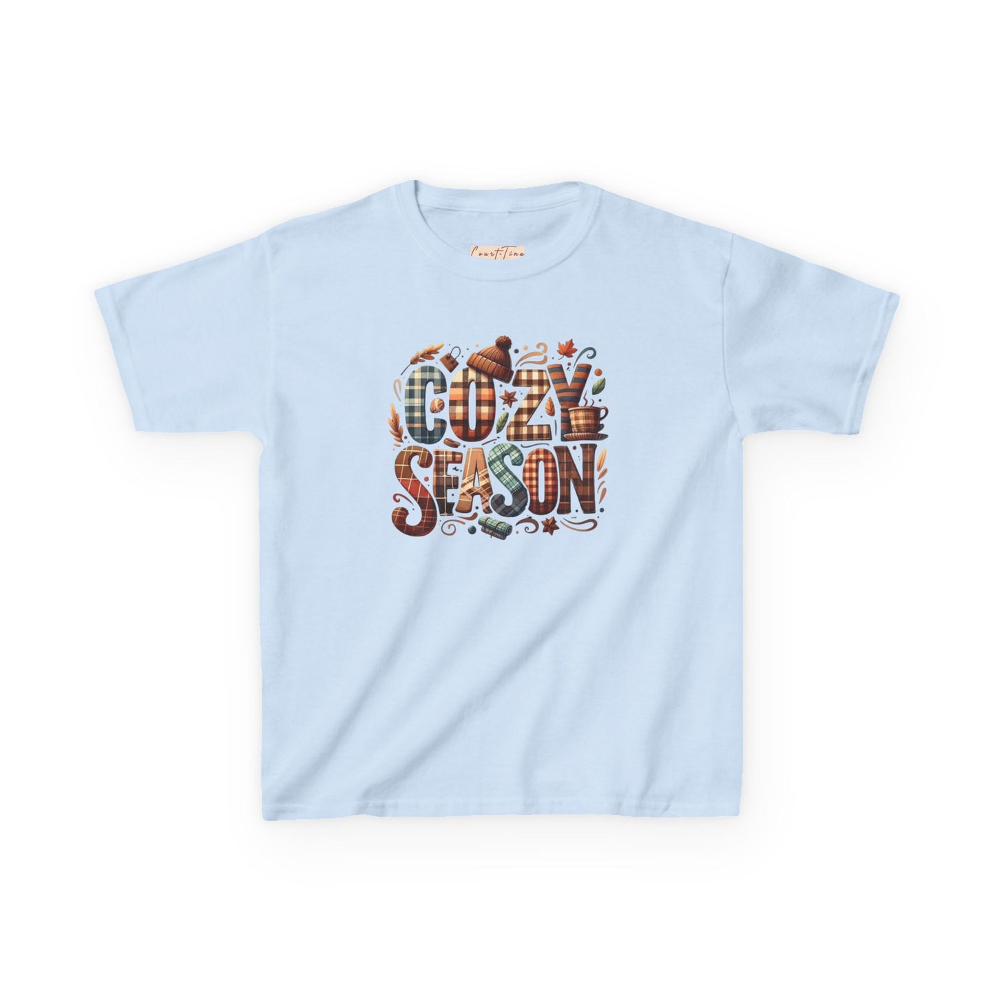 Cozy Season Kids Tee - Perfect for Fall, Halloween, Thanksgiving, Birthday Gift, Family Outings, Casual Wear