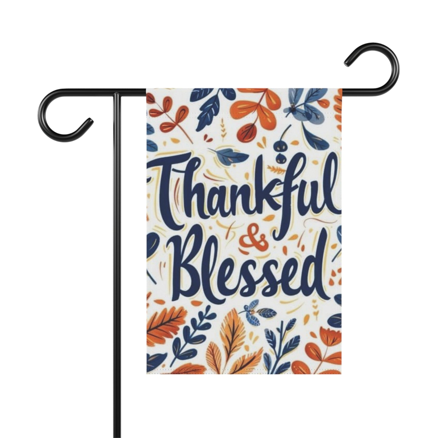 Thankful & Blessed Garden Banner