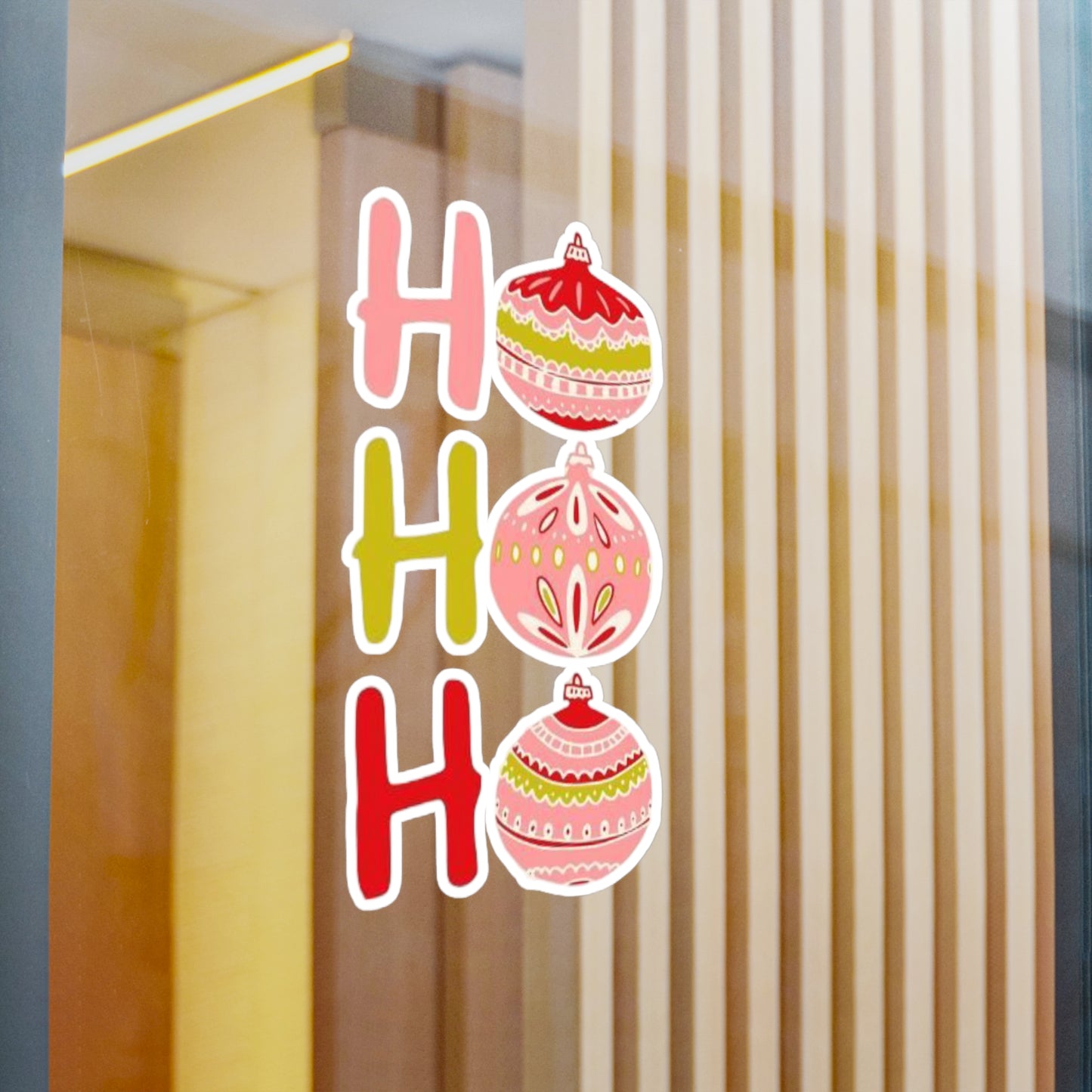 Holiday-Themed Kiss-Cut Vinyl Decals