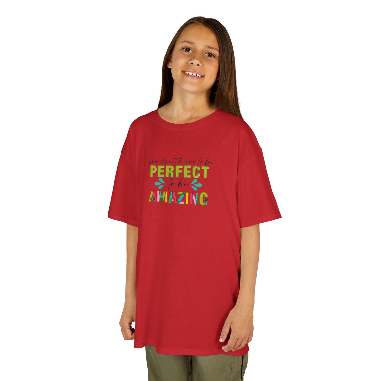 You're Amazing Motivational Kids Shirt, Perfect Gift for Birthdays, Encouragement Wear, Kids Clothing, Cute Graphic Tee
