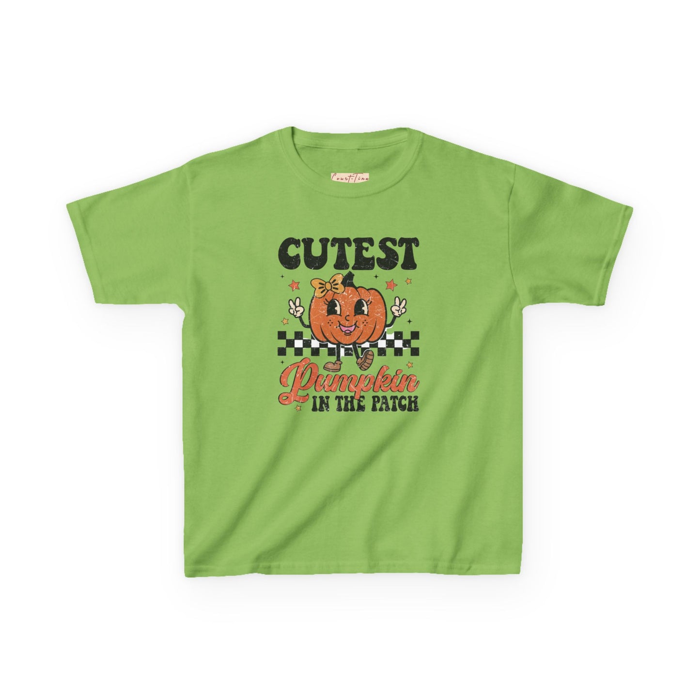 Cute Pumpkin Kids Tee - Fall Apparel, Halloween T-Shirt, Thanksgiving Gift, Pumpkin Patch Outfit, Kid's Halloween Shirt