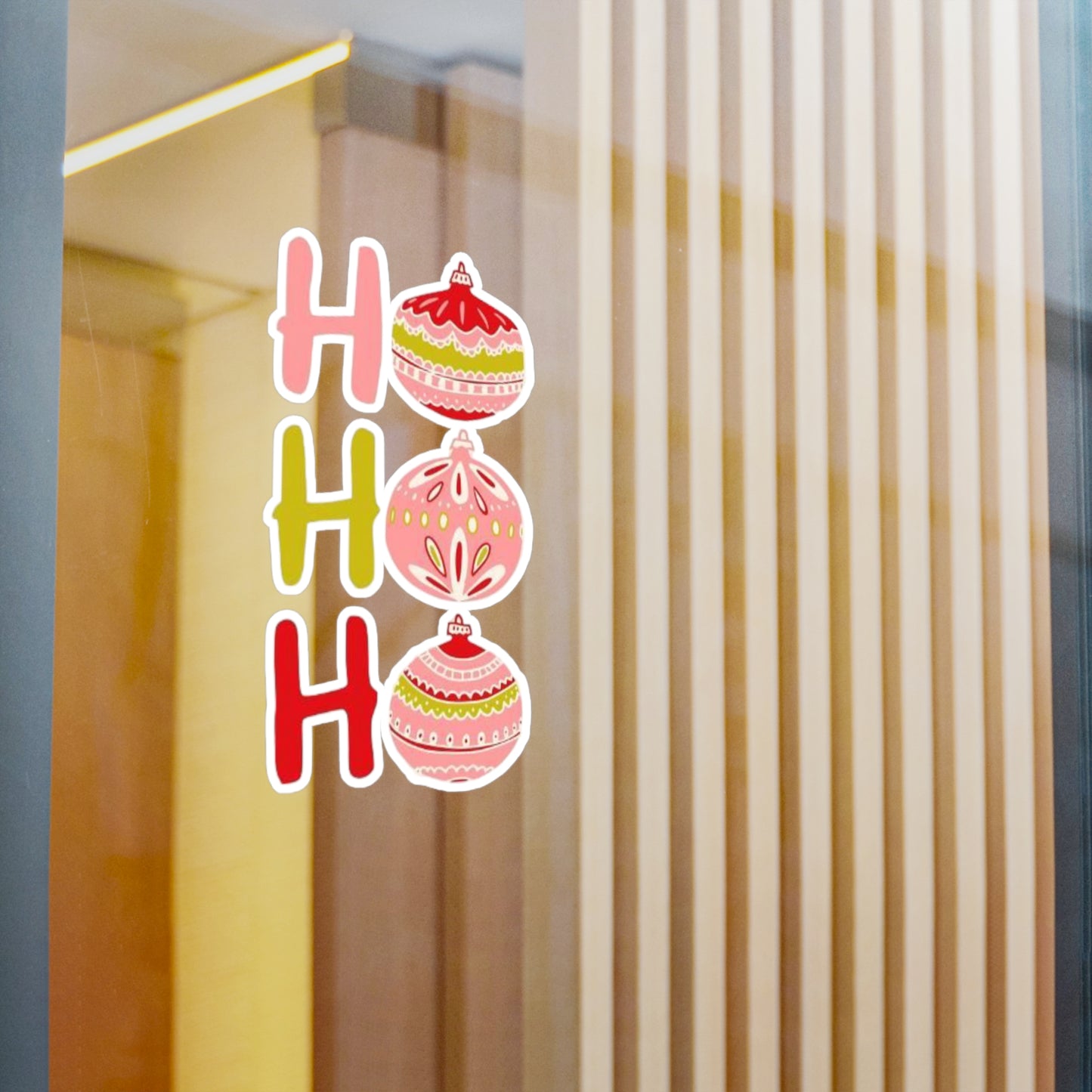 Holiday-Themed Kiss-Cut Vinyl Decals