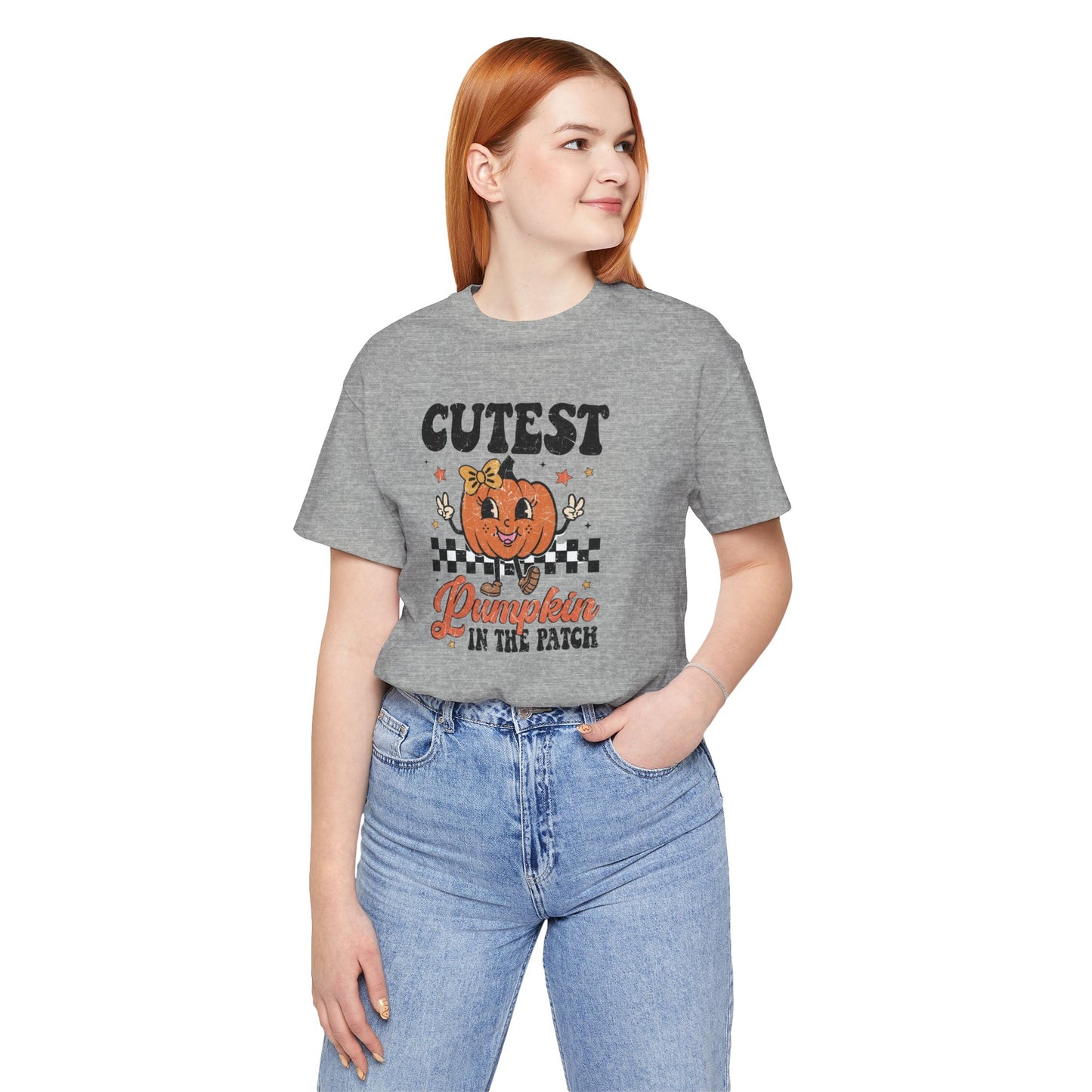 Cute Pumpkin Patch Tee - Fall Fashion, Halloween Shirt, Unisex Pumpkin Tee, Funny Graphic T-Shirt, Holiday Apparel