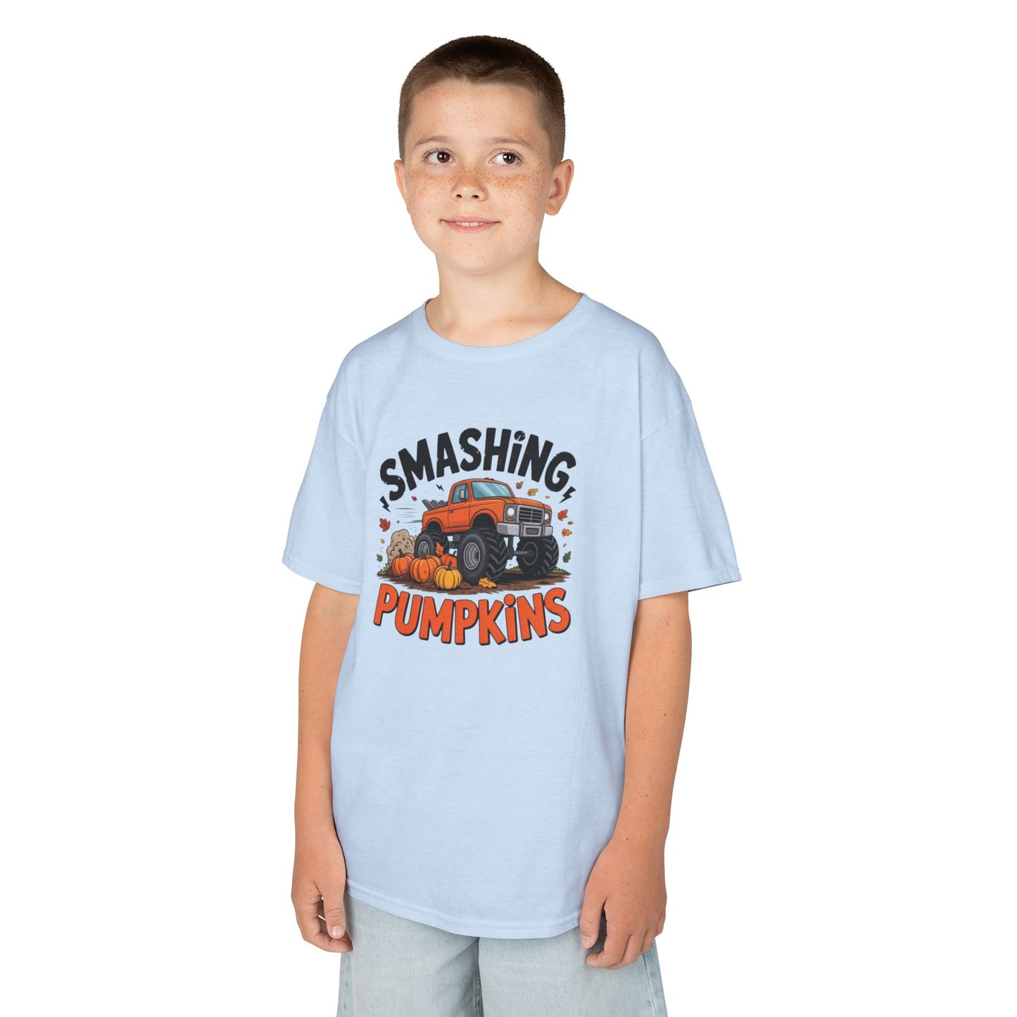 Smashing Pumpkins Kids Tee for Halloween Fun, Youth Autumn Shirt, Pumpkin Patch Tee, Fall Festival Apparel, Trick or Treat Top