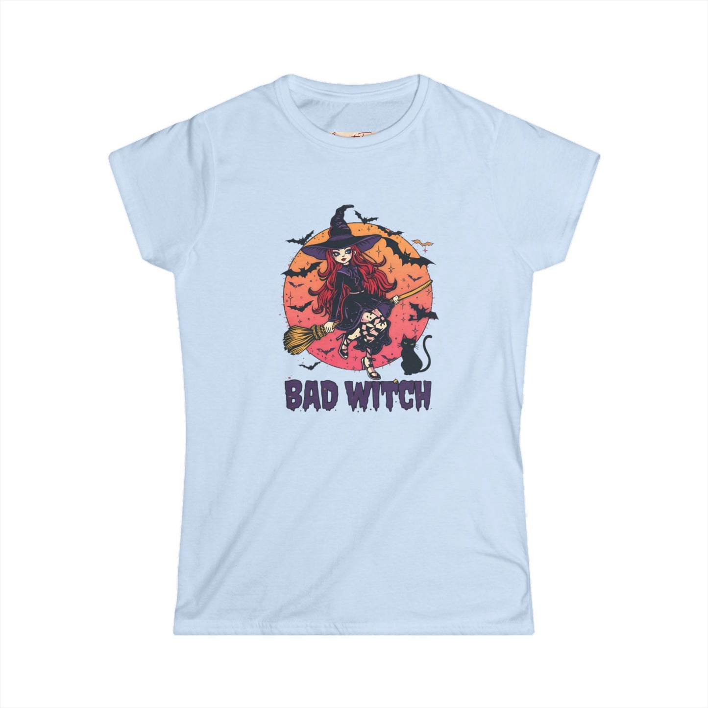 Women's Tee - Bad Witch Halloween Tee, Spooky Season Shirt, Witchy Gift for Witches, Fall Fashion
