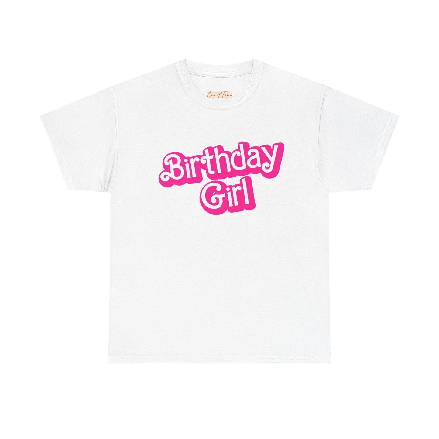 Birthday Girl Unisex Heavy Cotton Tee, Fun Party Tee, Birthday Celebration Shirt, Gift for Birthday Girl, Lounge Wear, Trendy Casual Top