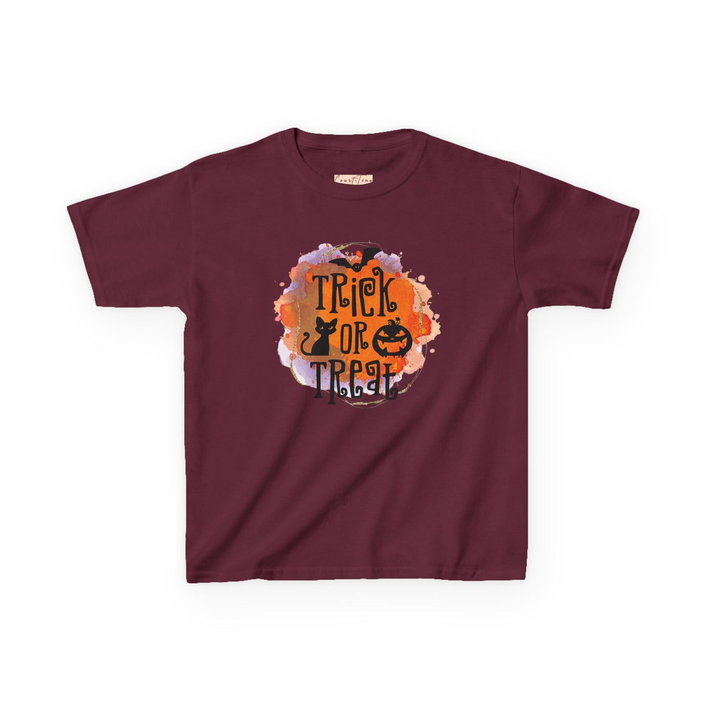 Halloween Kids Tee, Trick or Treat Shirt, Fun Halloween Apparel, Kids Costume Tee, Spooky Season Shirt
