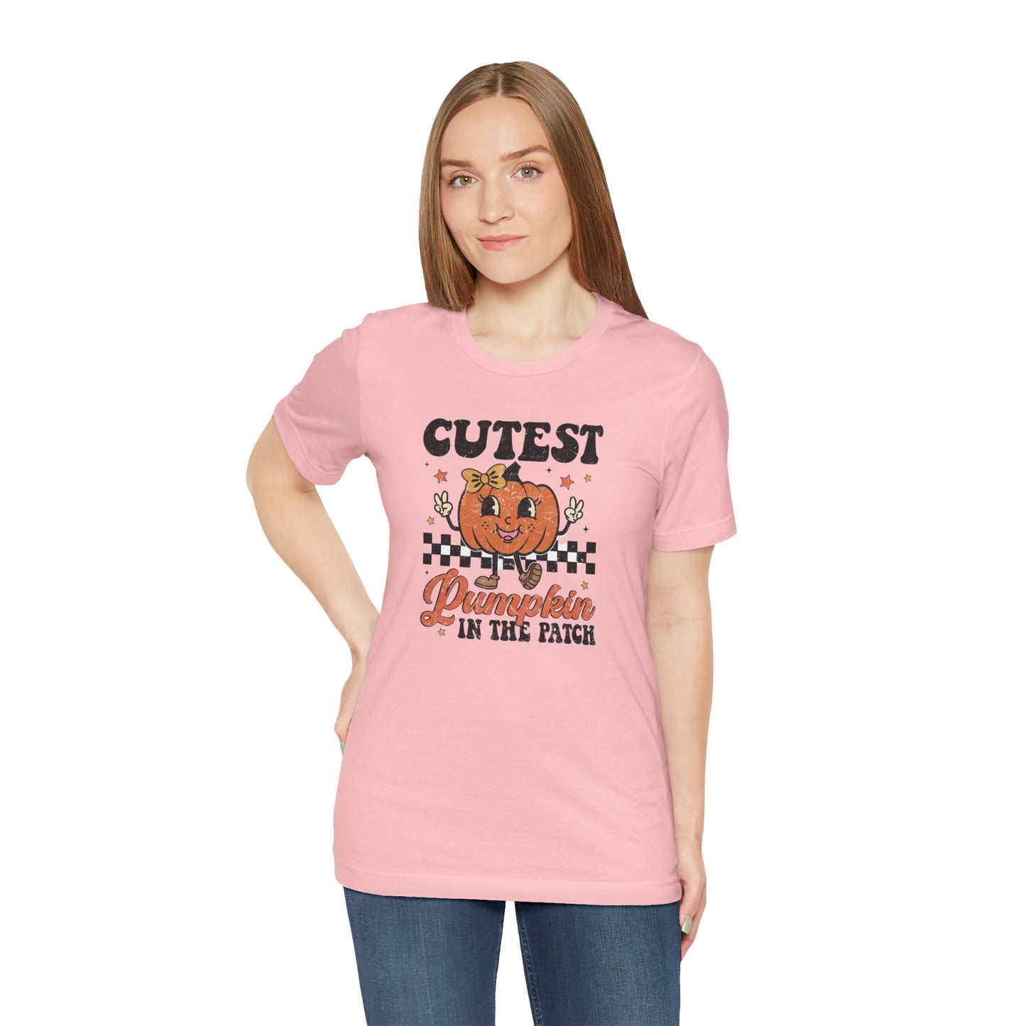 Cute Pumpkin Patch Tee - Fall Fashion, Halloween Shirt, Unisex Pumpkin Tee, Funny Graphic T-Shirt, Holiday Apparel