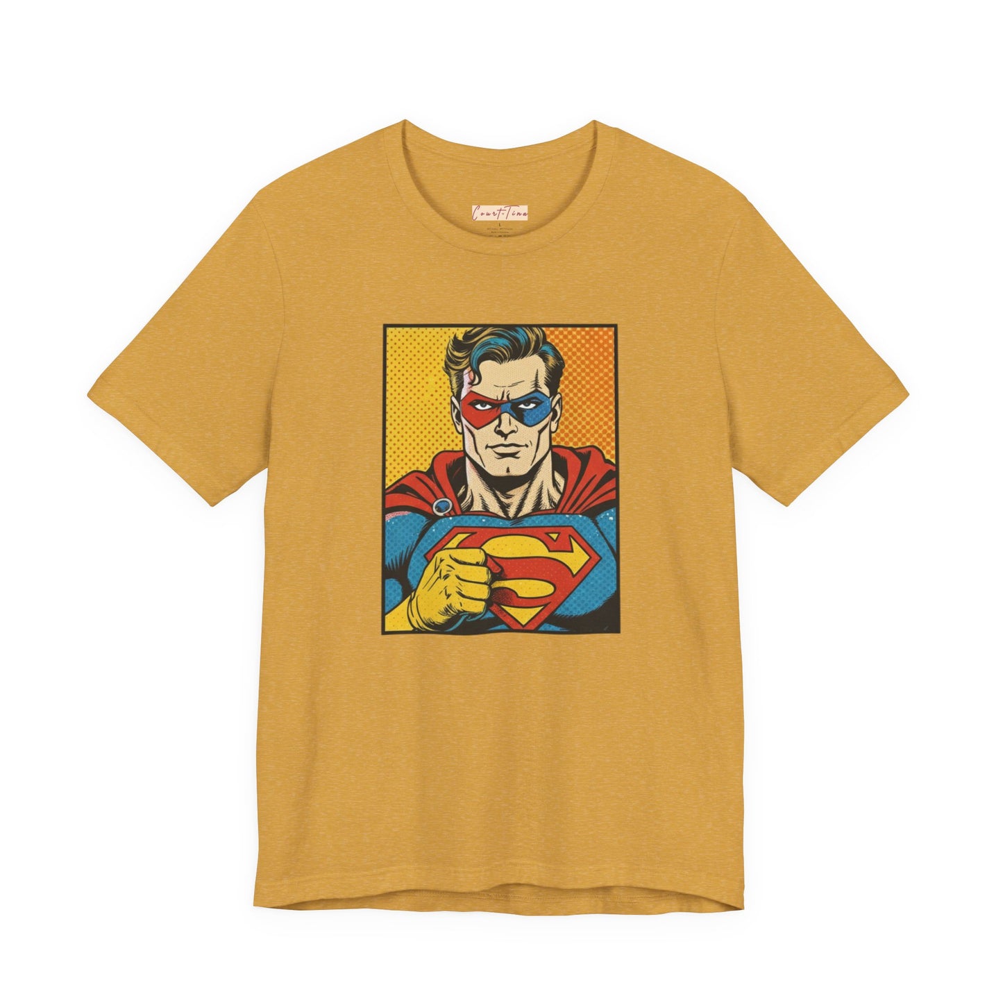 Retro Superhero Graphic Tee, Unisex T-Shirt, Fun Casual Wear, Comic Book Lover Gift, Birthday, Gift for Him/Her